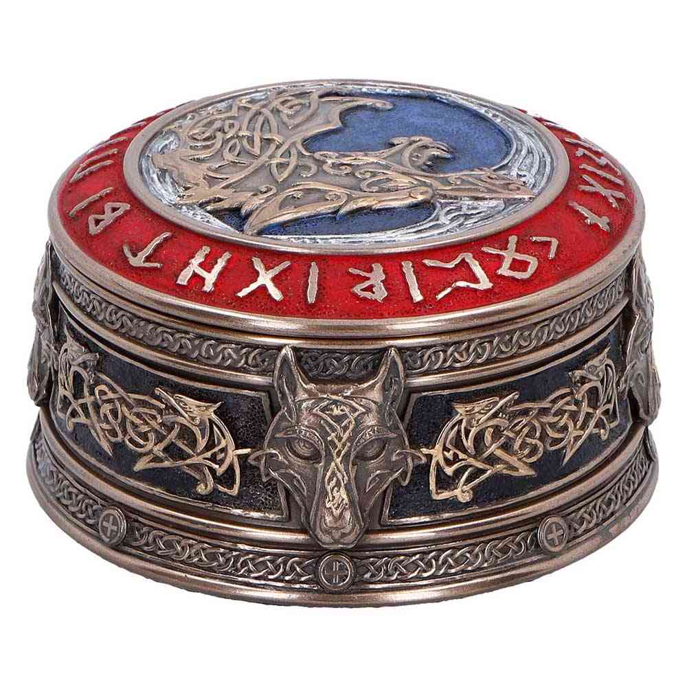 Nemesis Now - Fenrir's Treasure Box Dekorative Schachtel - Bronzefarben